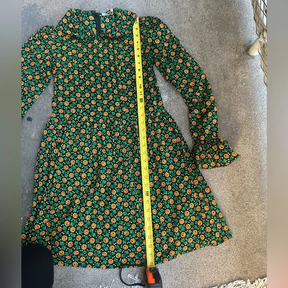 Batsheva Collared floral mini cotton dress - Picture 4 of 10